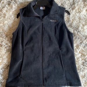 A black Columbia vest size medium never worn.